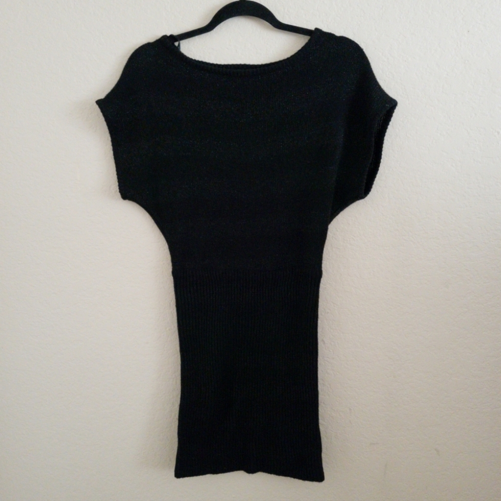 Divided Black Sweater bodycon dress